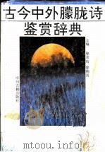 古今中外朦胧诗鉴赏辞典   1990  PDF电子版封面  753480308X  徐荣街，徐瑞岳主编 