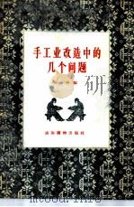 手工业改造中的几个问题   1956  PDF电子版封面  T4008·35  班仲编 