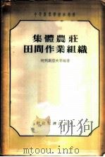 集体农庄田间作业组织   1956  PDF电子版封面    （苏）柯列斯涅夫等编著；叶可君等译 