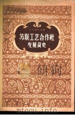 苏联工艺合作社发展简史  （苏联专家报告汇编）（1957年03月第1版 PDF版）