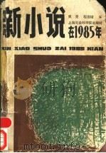 新小说在1985年   1986  PDF电子版封面  10299·10  吴亮，程德培选编 