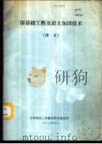 深基础工程及岩土加固技术 译文 1988 PDF电子版封面 全国建筑工程勘察科技情报网编