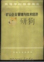 矿山企业管理与技术经济   1985  PDF电子版封面  15062·4332  北京钢铁学院，万海川主编 
