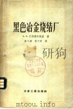 黑色冶金烧结厂 1956 PDF电子版封面 15062·546 (苏)巴特阔夫斯基(А.Б.Патковский)著;俞大伟