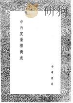 中西度量权衡表 1985 PDF电子版封面 17018·151 (清)沈林一
