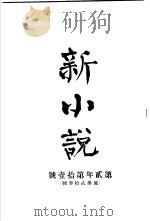 新小说 第2年第11号 PDF电子版封面