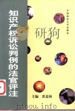 知识产权诉讼判例的法官评注 1999 PDF电子版封面 7562018979 张嘉林主编