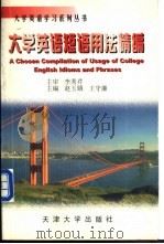 大学英语短语用法精编   1999  PDF电子版封面  7561811624  赵玉娥，王守廉主编 