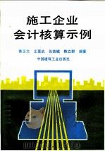 施工企业会计核算示例   1994  PDF电子版封面  7112023890  秦玉文等编著 