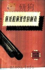 钢纸和钢纸管的制造 1959 PDF电子版封面 15042·643 汤传涛著
