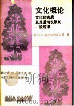 文化概论 文化的实质及其运动发展的一般规律 1989 PDF电子版封面 7300007422 (苏)А.И.阿尔诺利多夫等著;邱守娟译