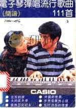 电子琴弹唱 流行歌曲111首 简谱本 1989 PDF电子版封面 7800740129 雪演编