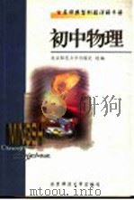 名师典型例题详解手册 初中物理 1998 PDF电子版封面 7303045678 叶禹卿,周誉蔼主编