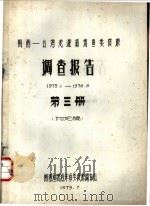 闽南-台湾浅滩渔场鱼类资源调查报告 1975.1-1978.8 第3册 讨论稿 1979 PDF电子版封面