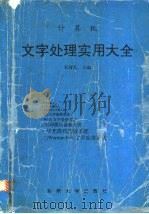 计算机文字处理实用大全 1993 PDF电子版封面 7810237896 宋增民主编