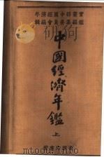 中国经济年鉴 上 PDF电子版封面 实业部中国经济年鉴编纂委员会编