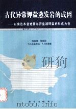 古代异常钾盐蒸发岩的成因 以柴达木盆地察尔汗盐湖钾盐的形成为例 1993 PDF电子版封面 7030033531 张彭熹等编著