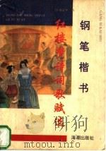 钢笔楷书《红楼梦》诗词歌赋对联选   1994  PDF电子版封面  7800545105  徐正平书 