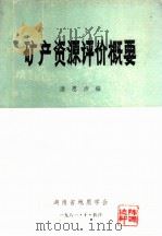 矿产资源评价概要 1981 PDF电子版封面 潘恩沛编