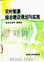 农村能源综合建设规划与实施 1991 PDF电子版封面 7302009635 邱大雄主编