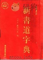 新书道字典  《书源》普及版   1994  PDF电子版封面  7805827001  （日）藤原鹤来编 