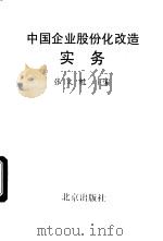 中国企业股份化改造实务   1992  PDF电子版封面  7200014672  张文魁主编 