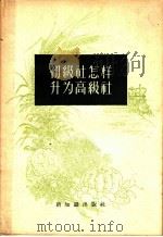 初级社怎样升为高级社   1956  PDF电子版封面    新知识出版社编 