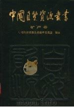 矿产卷 1996年06月第1版 PDF电子版封面 中国自然资源丛书编撰委员会编著