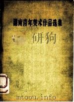 湖南青年美术作品选集   1956  PDF电子版封面  8109·4  湖南青年美术作品展览会编 