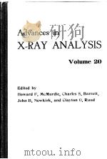 Advances in X-RAY ANALYSIS  Volume 20（ PDF版）