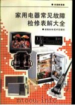 家用电器常见故障检修表解大全 1995 PDF电子版封面 7535715672 李勇帆主编