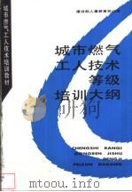 城市燃气工人技术等级培训大纲 试行 1995 PDF电子版封面 711202708X 建设部人事教育劳动司编