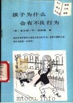 孩子为什么会有不良行为 1989 PDF电子版封面 7800591093 (美)里纳德著;袁兴林译