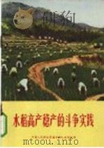水稻高产稳产的斗争实践   1971  PDF电子版封面    中国人民解放军神州部队某部农场编 