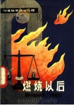 燃烧以后   1964  PDF电子版封面  R13024·96  叶永烈编著 