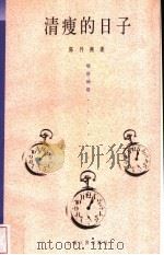 清瘦的日子 1998 PDF电子版封面 7208026432 陈丹燕著
