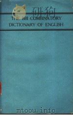 THE BBI COMBINATORY DICTIONARY OF ENGLISH PDF电子版封面