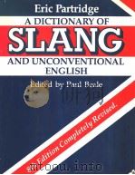 A DICTIONARY OF SLANG AND UNCONVENTIONAL ENGLSIH（ PDF版）