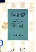 法国中篇小说选 1985 PDF电子版封面 10009·864 郭麟阁,文石编选