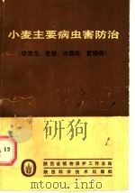 小麦主要病虫害防治 吸浆虫·麦蚜·赤霉病·黄矮病·麦蜘蛛 1987 PDF电子版封面 7536900422 陕西省植物保护工作总站编