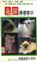 名猫喂养常识 1991 PDF电子版封面 7805704961 雷时之等编著