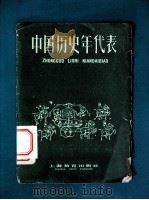 中国历史年代表 1958 PDF电子版封面 7150·图片55 刘敬恕编;谭其襄校