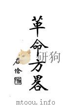 革命方略 1927 PDF电子版封面 剑慧,吴毅编