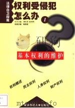 基本权利的维护 1999 PDF电子版封面 7810473662 周思民主编