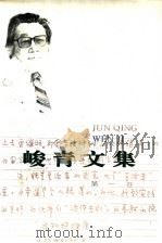 峻青文集 第1卷 短篇小说 1994 PDF电子版封面 7543416905 峻青著