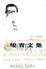 峻青文集  第2卷  短篇小说  中篇小说  电影文学剧本   1994  PDF电子版封面  7543416905  峻青著 