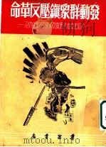 发动群众镇压反革命 介绍北京市大张旗鼓镇压反革命的情况 1951 PDF电子版封面 群众书店