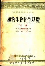 高等学校教学用书 植物生物化学基础 下 1955 PDF电子版封面 В.Л.Кретович著;蔡元定,龚立三,李华译
