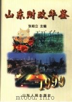 山东财政年鉴  1999   1999  PDF电子版封面  7209025022  张昭立主编 