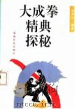 大成拳精典探秘   1993  PDF电子版封面  7800672026  李照山著 